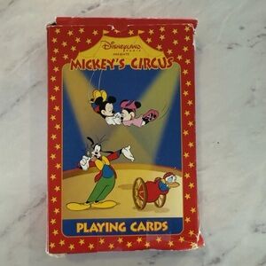 Rare grande cartes MICKEY'S CIRCUS DISNEYLAND PARIS